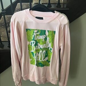 Pink Graphic Women's Sweater